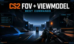 CS2: optymalne rez settings dla FOV i ViewModel. Komendy: `viewmodel_fov 68`, `viewmodel_offset_x 2.5`, `viewmodel_offset_y 0`, `viewmodel_offset_z -1.5`.