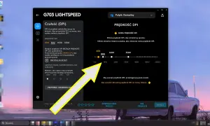 Ustawienia DPI myszy G703. Zwiększ precyzję wskaźnika CS GO, dostosowując suwak DPI.