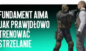 Fundament celowania: jak prawidłowo trenować strzelanie. Postać w masce gazowej celuje z pistoletu w drugiego mężczyznę.