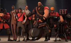 Grupa tf2 classes: Soldier, Spy, Scout, Medic, Heavy, Engineer.
