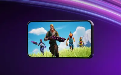 Postacie z Fortnite na ekranie telefonu. Dowiedz się, jak zainstalować Fortnite na telefon i dołącz do zabawy!