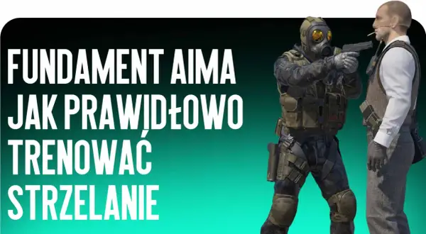 Fundament celowania: jak prawidłowo trenować strzelanie. Postać w masce gazowej celuje z pistoletu w drugiego mężczyznę.