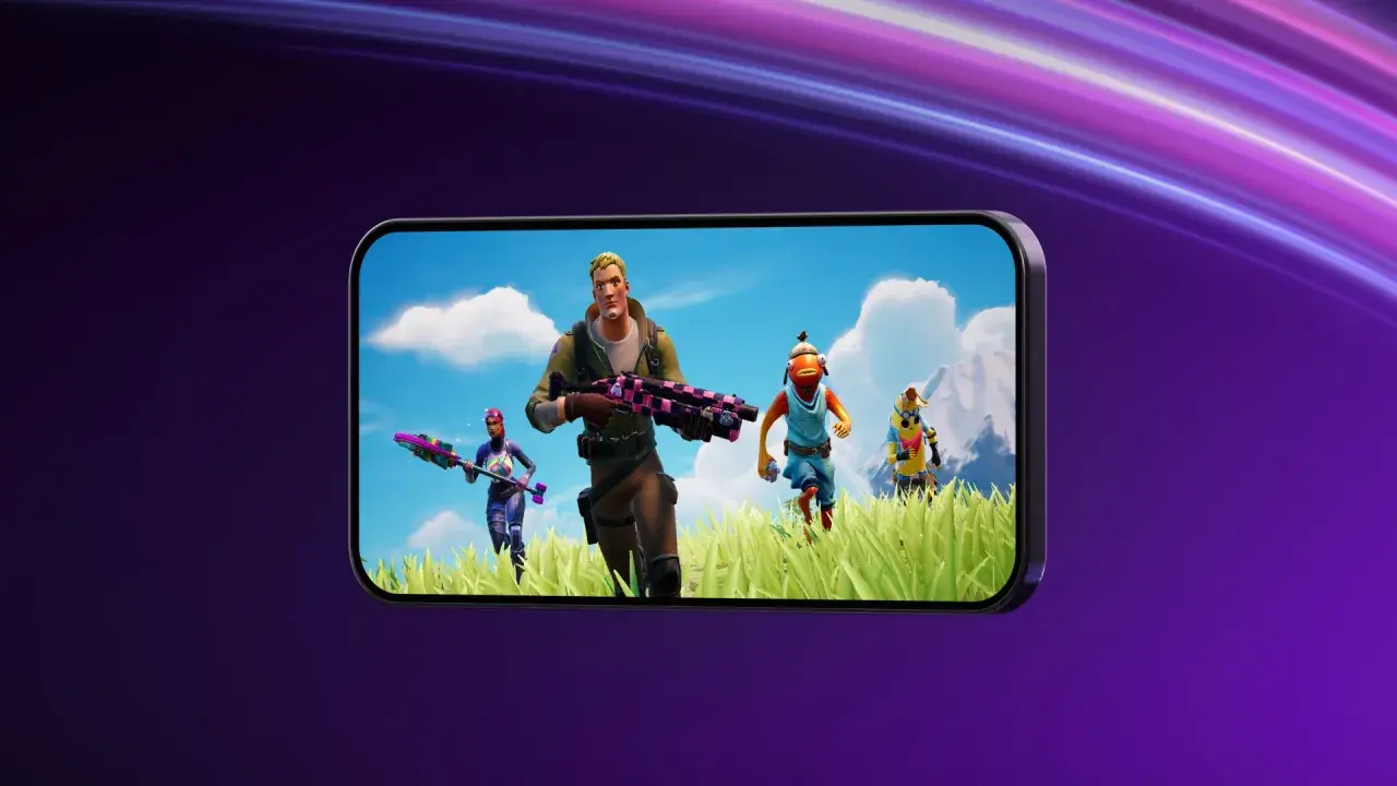 Postacie z Fortnite na ekranie telefonu. Dowiedz się, jak zainstalować Fortnite na telefon i dołącz do zabawy!