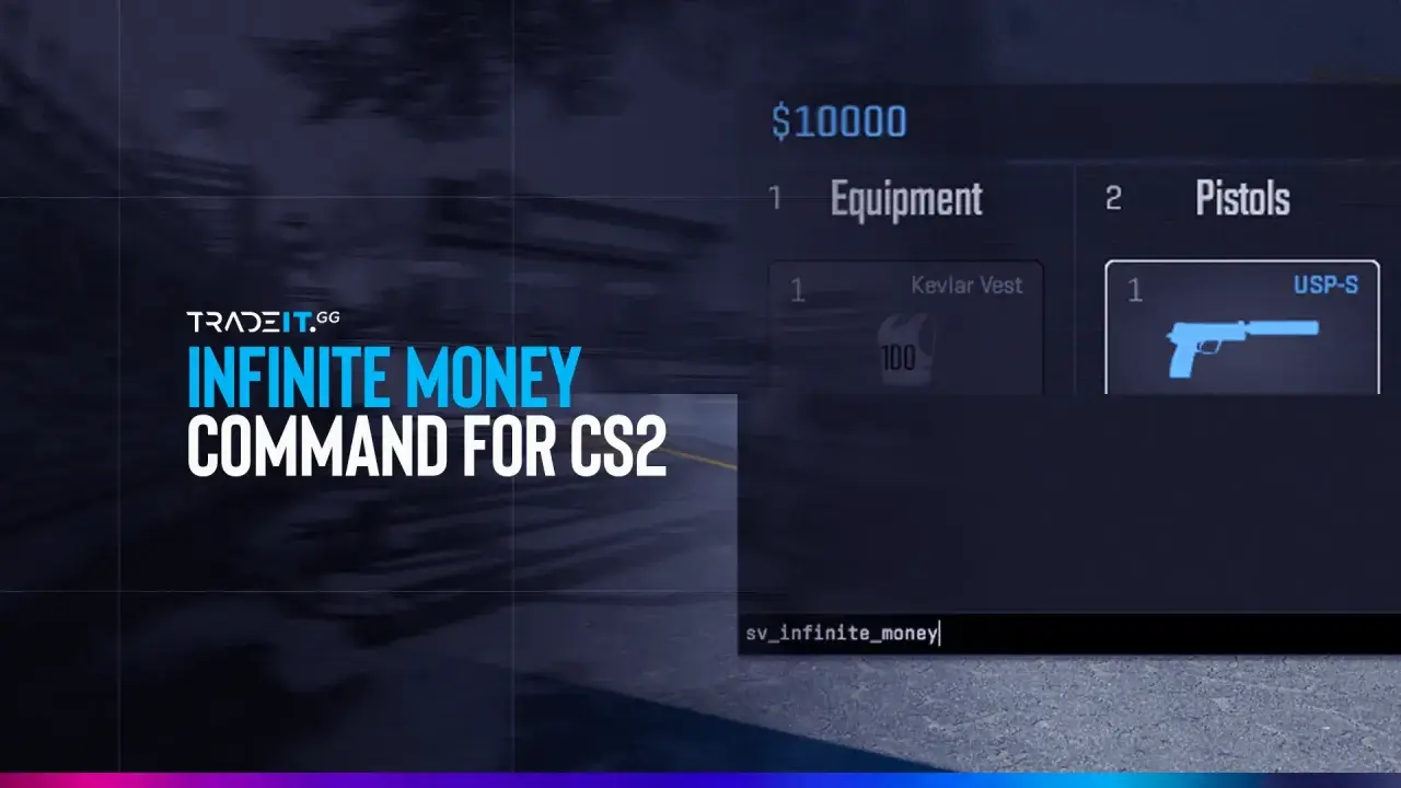 Komenda na nieskończony czas w CS2: sv_infinite_money. Zdobądź nieograniczone fundusze na wyposażenie i broń, jak USP-S.