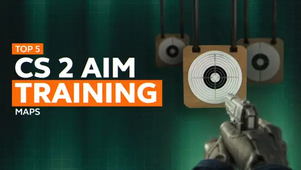 Top 5 mapy treningowe CS 2 aim. Celuj w tarczę, by poprawić celność.